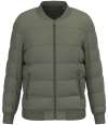 NS613 Native Spirit Varsity Collar Padded Jacket organic khaki colour image